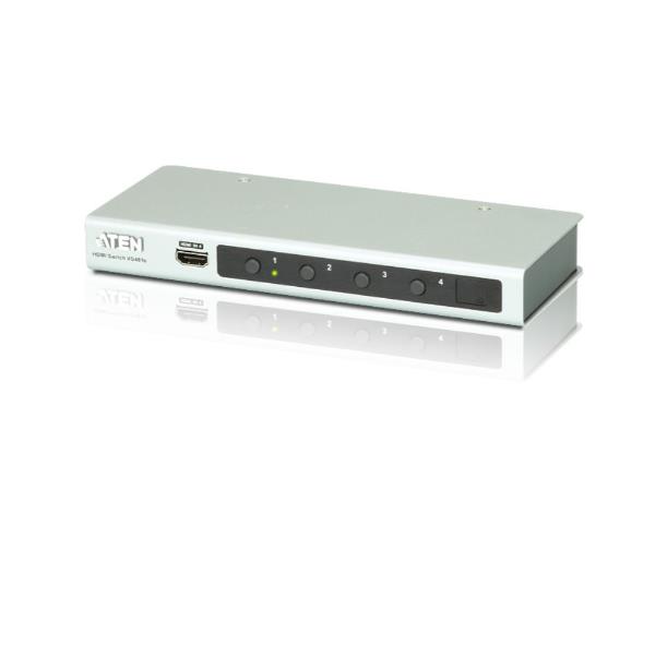 Aten A/V SWITCH 4PORT 4K HDMI IR RC